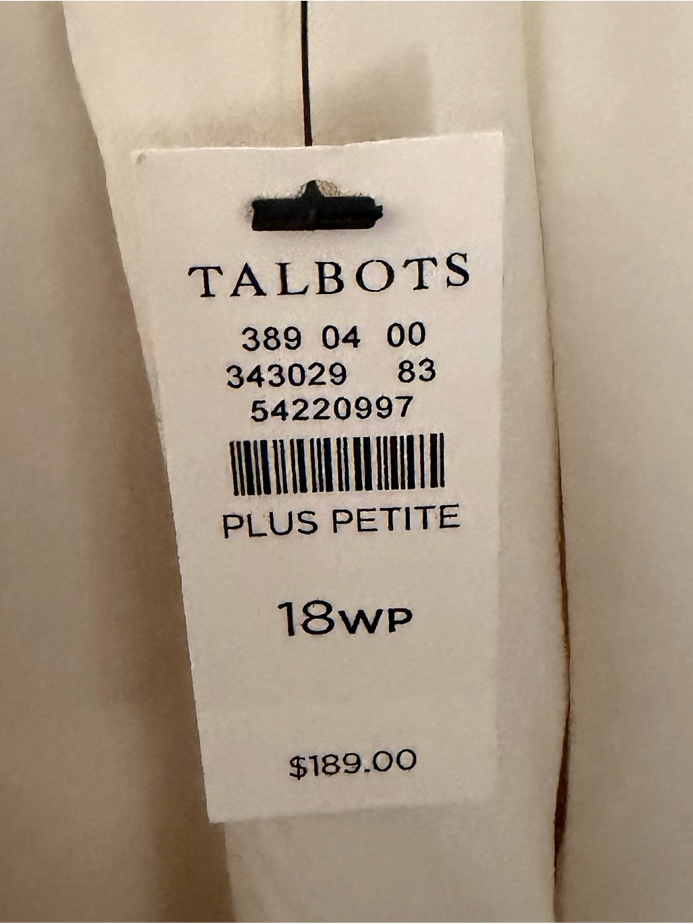 Talbots Cream Textured Open-Notch Blazer - Picture 7 of 9